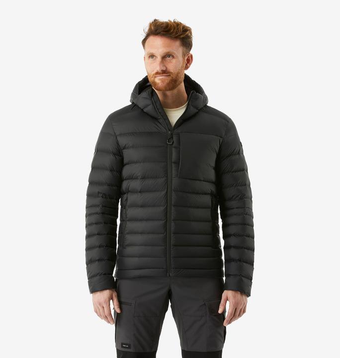 Actual product image Forclaz Men's down jacket with hood down to -10 °C trekking - MT500 (XL)