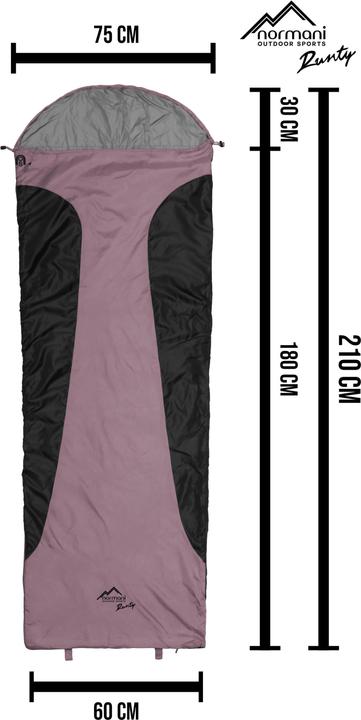 Produktbild Normani Ultralight-Schlafsack (RV rechts) Runty (210 cm)