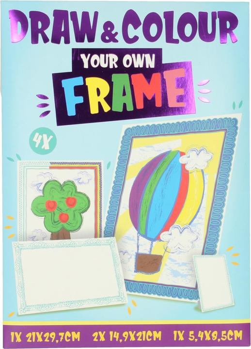 Actual product image Wins Holland Photo frame drawing & colouring, 3 pieces