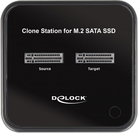 Produktbild Delock Docking- und Klonstation USB-C - 2x M.2 SATA
