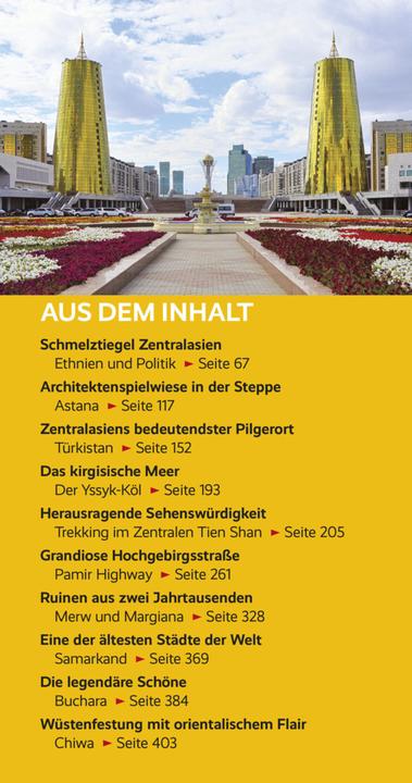 Immagine prodotto Reiseführer Zentralasien (Tedesco, Dagmar Schreiber, 2023)