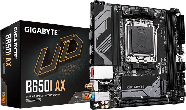 Gigabyte B650I AX (AM5, AMD B650, Mini-ITX)