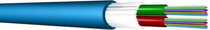 Image du produit Draka Câble universel à fibres optiques U-DQ(ZN)BH 2 x 12G50 2x12 G50/125 3,0kN bleu OM2 1 (CAT6)