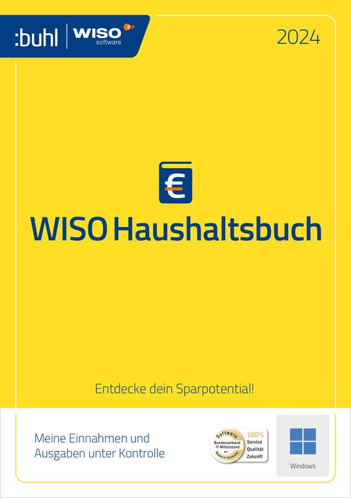Produktbild Buhl Data Service Buhl Data WISO Haushaltsbuch 2024 Download Code (1 User, 1 Geräte/User, unbegrenzt)