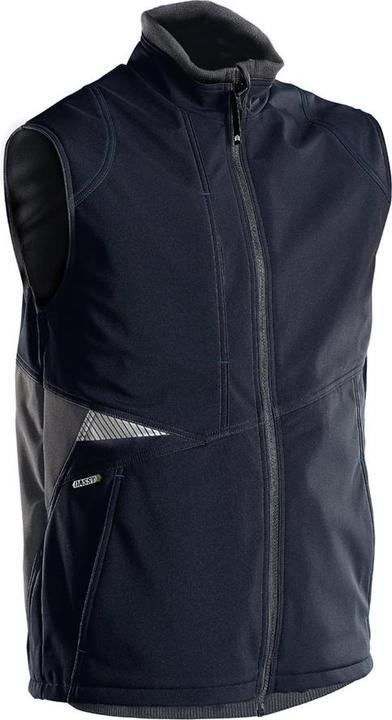 Actual product image Dassy Fusion softshell waistcoat midnight blue/anthracite grey size L (L)