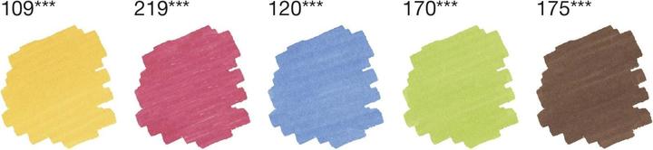 Produktbild Faber-Castell Tuschestift (Mehrfarbig, 5 x)