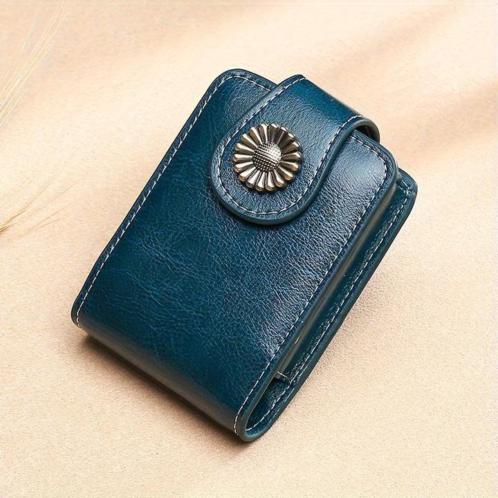Only-Bags.Store Modische Mini-Makeup-Tasche, tragbares Makeup-Etui mit Spiegel und Lippenstift-Fach