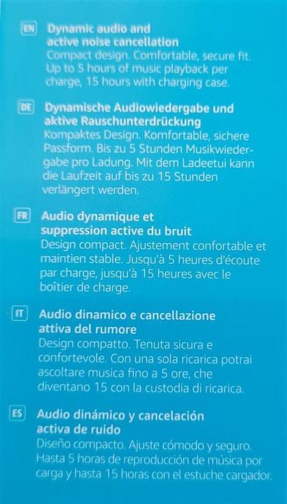 Produktbild Amazon Echo Buds 2. Gen. (ANC, 5 h, Kabellos)