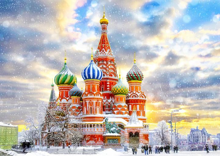 Produktbild Enjoy Puzzle ENJOY-1248 - Basilius-Kathedrale, Moskau, Puzzle, 1000 Teile (1000 Teile)
