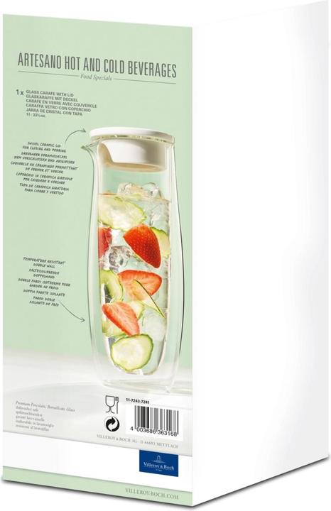 Actual product image Villeroy & Boch Glass carafe with lid Artesano Beverages (1 l)