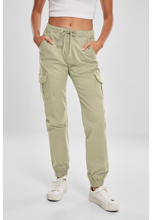 Actual product image Urban Classics Ladies High Waist Cargo Jogging Pants (XL)