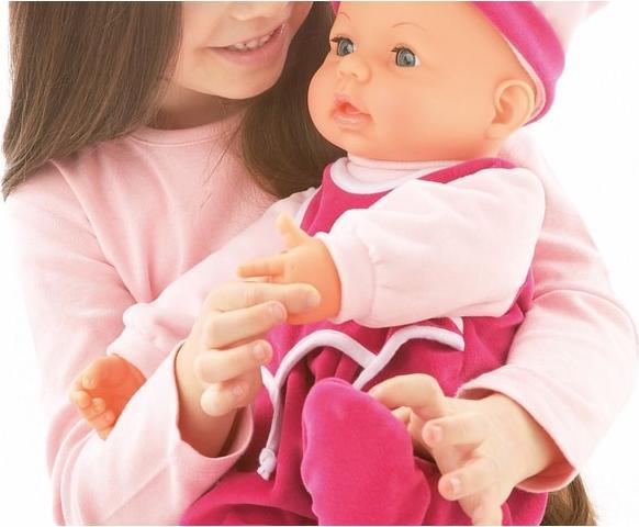 Actual product image Bayer Hello functional doll
