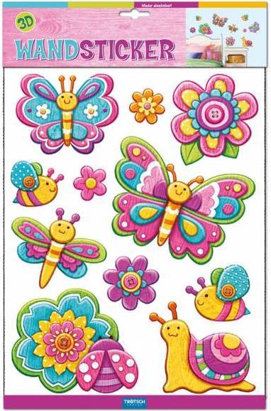 Produktbild Magni Wandsticker Schmetterling Holzdesign