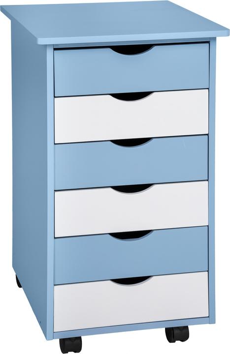 Produktbild tectake Kinderschreibtisch und Rollcontainer (109 x 55 x 94 cm)