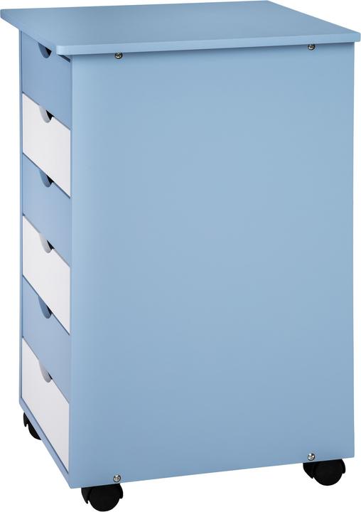 Produktbild tectake Kinderschreibtisch und Rollcontainer (109 x 55 x 94 cm)