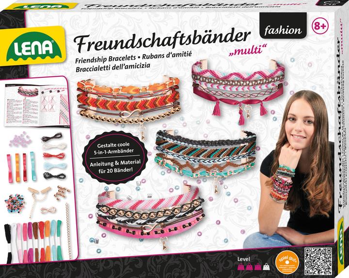 Actual product image Creative set colorful friendship ribbons