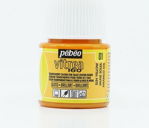 Image du produit Pebeo Vitrea 160 Brillant Jaune Soleil (Jaune soleil, 45 ml)