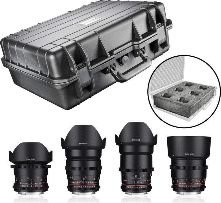 Actual product image Samyang Video DSLR basic Set II Canon EF (Canon EF, APS-C / DX)