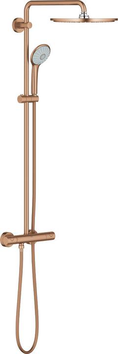 Actual product image Grohe Euphoria Shower System with Thermostat - Warm Sunset Brushed (26075DL0)