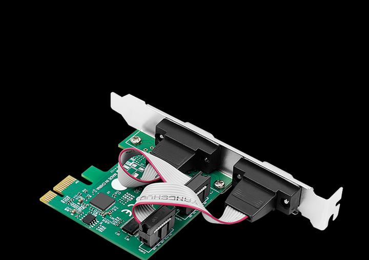 Actual product image LogiLink 2 x serial (COM) PCIe