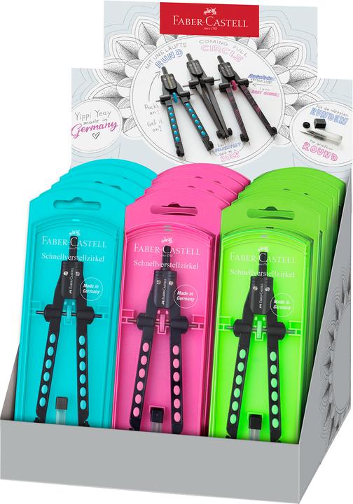 Produktbild Faber-Castell Schnellverstellzirkel Factory Display