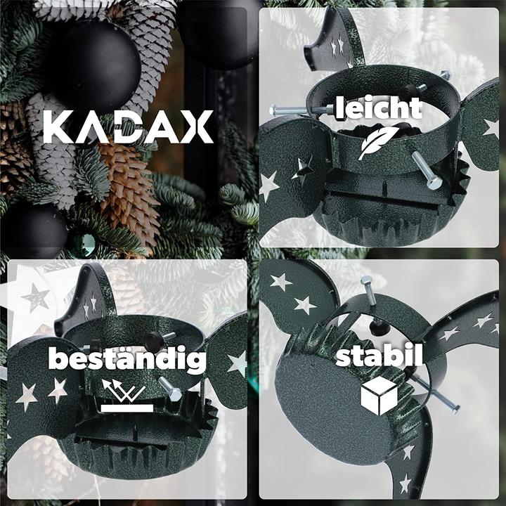 Image du produit Kadax Support pour sapin de Noël en acier 65cm