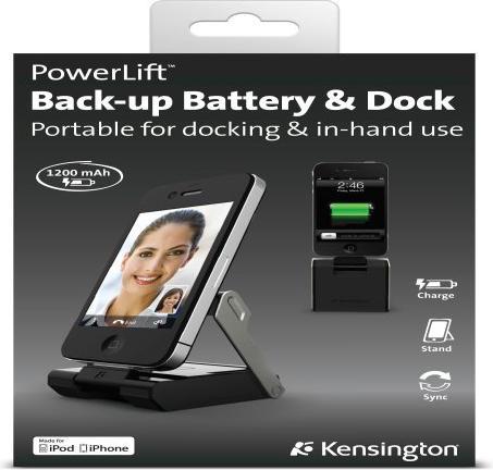 Image du produit Kensington PowerLift 1200mAh 30 broches (1200 mAh, 4.44 Wh)