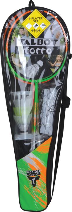 Actual product image Talbot Torro Badminton Set 4 Attacker Plus