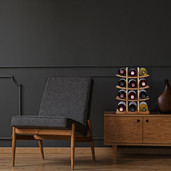 Actual product image Relaxdays Wine Rack For 12 Bottles (30 x 16 x 42.5 cm, 12 Fl.)