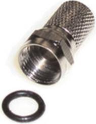 Actual product image E+P F 100 2piece(s) coaxial plug (Antenna cable)