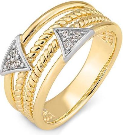 Produktbild Breuning RING - BRILL. 0,12 Ct. H/si (53, 750/18 K Gold)