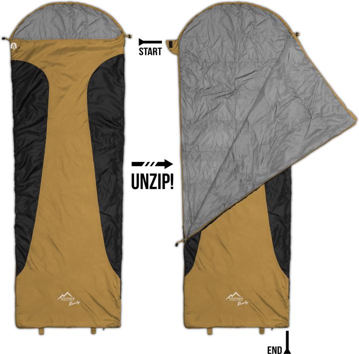 Actual product image Normani Ultralight Sleeping Bag Touring Summer Sleeping Bag - 8474 (210 cm)