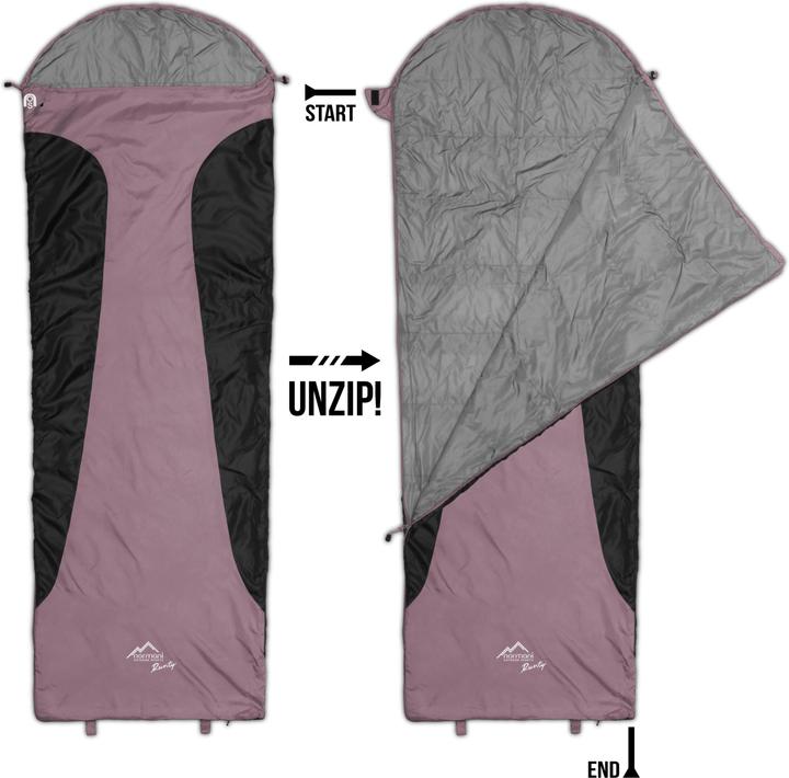 Image du produit Normani Sac de couchage Ultralight Sac de couchage d'été de randonnée (210 cm)