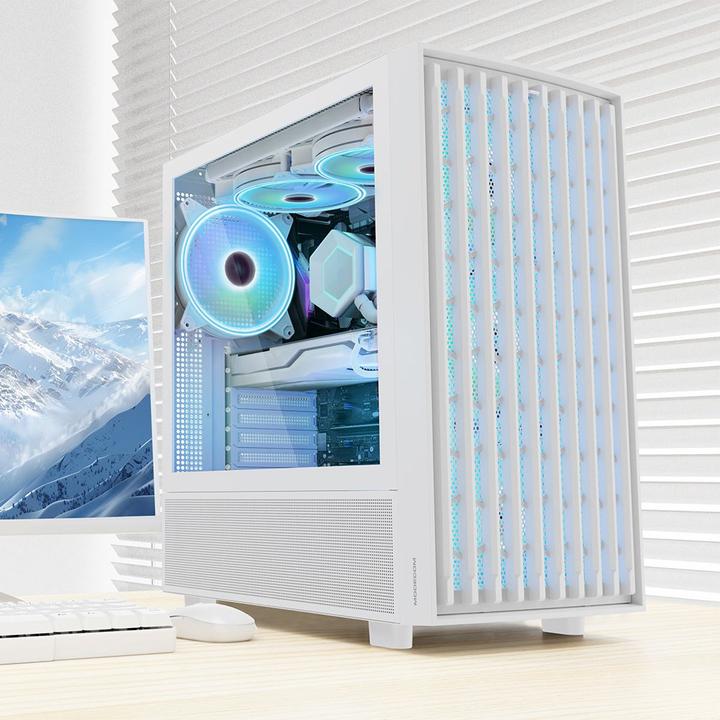 Actual product image Modecom Breeze ARGB Flow biała (Mini-ITX, mATX, ATX)