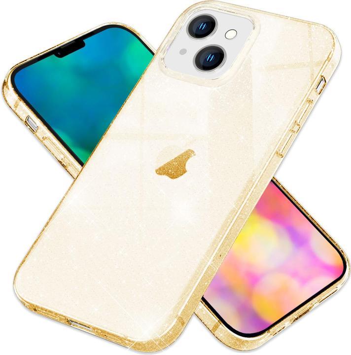 Produktbild Nalia Klare Glitzer Silikon Hülle (Apple iPhone 14 Plus)