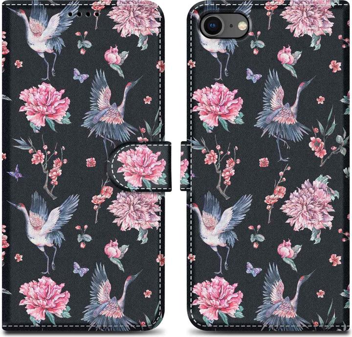 Produktbild Cadorabo Book Hülle mit Print (Apple iPhone 7, Apple iPhone SE (2nd Gen))