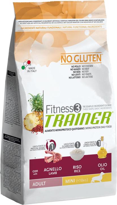 Produktbild Natural Trainer FITNESS 3 Adult Mini Lamb & Rice (Adult, 1 Stk., 7500 g)