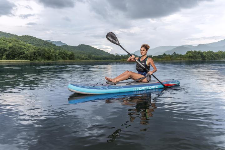 Actual product image Bestway Hydro Force Oceana 2-in-1 Inflatable Stand-Up Paddleboard & Kayak Set 3.05 m