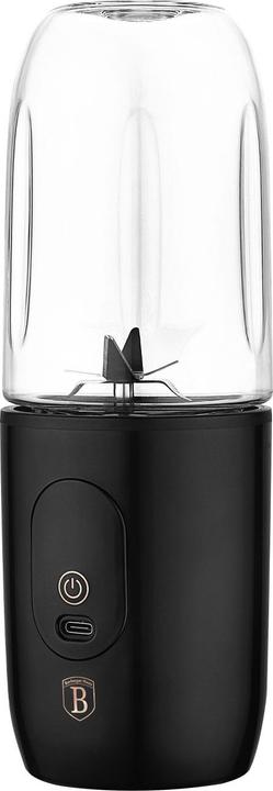 Immagine prodotto BerlingerHaus Frullatore portatile con USB, nero-rosa-oro, 120-130 W (130 W)