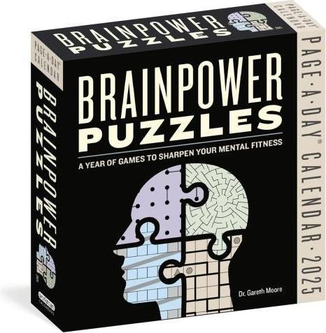 Produktbild Brainpower Puzzles Page-A-Day® Calendar 2025 (Englisch)