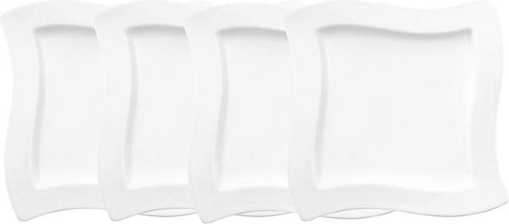 Assiette à déjeuner carrée Set 4pcs NewWave (4 pièce(s))