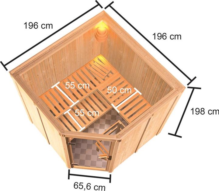 Actual product image Karibu Kotka (9 KW Bio external control)