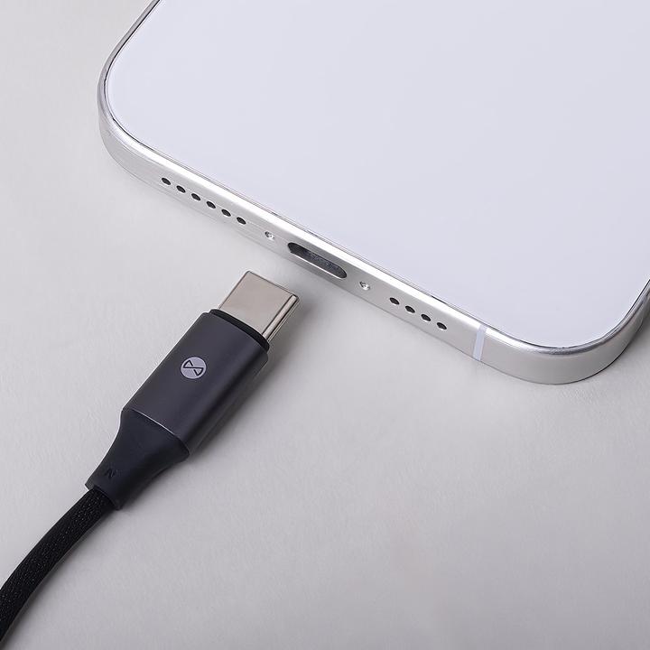 Actual product image Forever adapter audio AJC-01 jack 3,5 mm - USB-C black (3.5mm jack, USB Type C)
