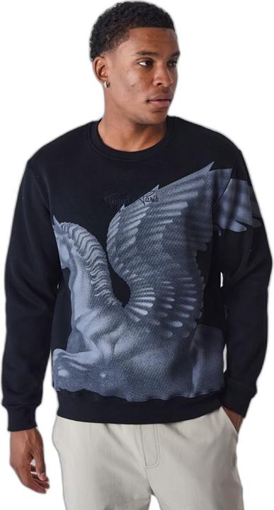 Project X Paris Sweatshirt mit Rundhalsausschnitt und Reitmotiv (M)