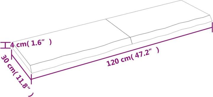 Immagine prodotto VidaXL Emerald (120 x 30 x 4 cm)