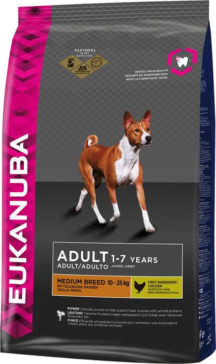 Immagine prodotto Eukanuba Pollo per adulti di razza media (Adulto, 1 pz., 15000 g)