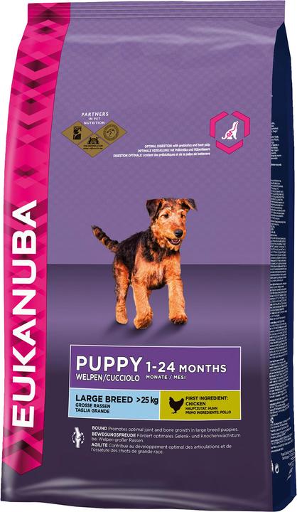 Actual product image Eukanuba Puppy & Junior Large Breed Chicken (Junior, 1 pcs., 15000 g)