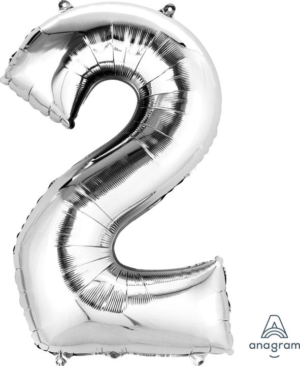 Produktbild Amscan Zahl 2 (1 x)