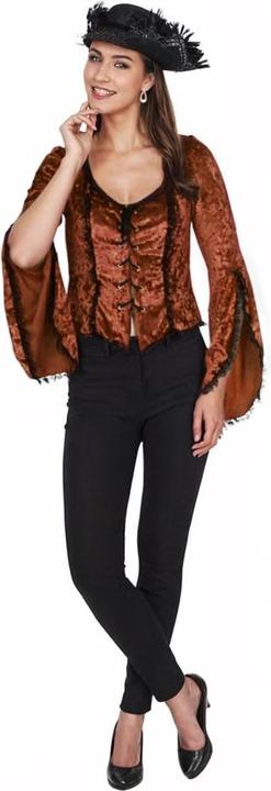 Produktbild Metamorph Samt-Bluse zum Schnüren kupferfarben (48, 50)