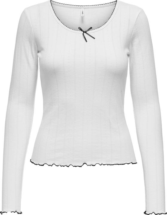 Produktbild Only Normal geschnitten Rundhals Elastische Bündchen Top Top (M)